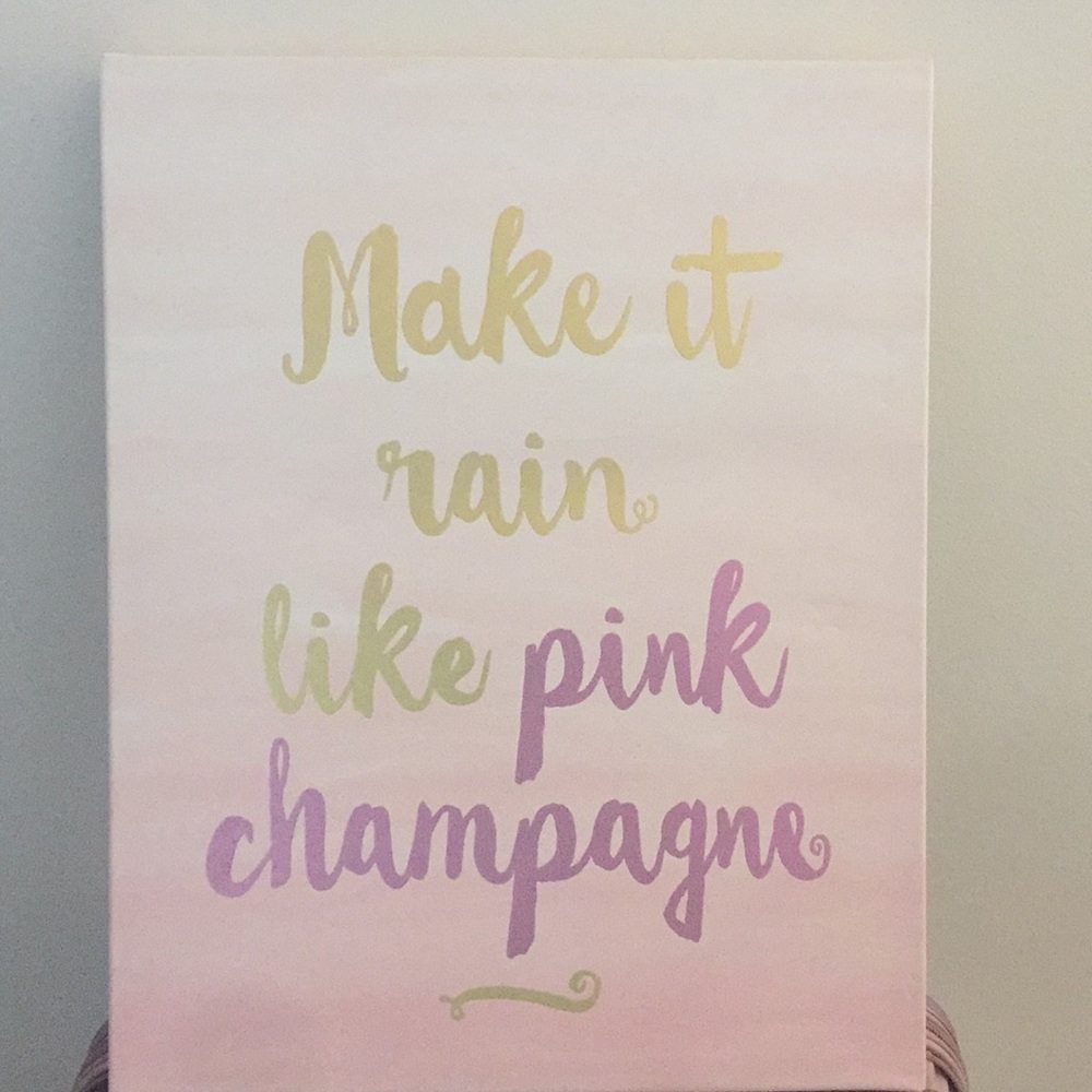 Make it rain like pink champagne picture
